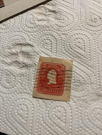 Ritaglio stampa George Washington 2 centesimi