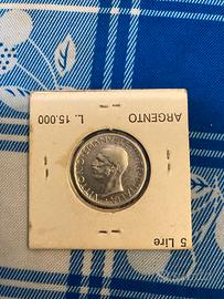 5 Lire Argento 1927 Aquila – Vittorio Emanuele III