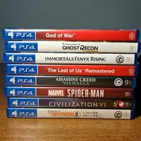 8 giochi per Ps4 (annuncio Ps4 sul profilo)