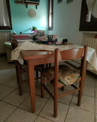 Tavolo da cucina in legno 180x90