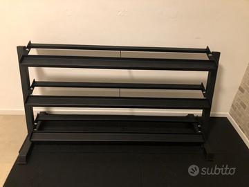 Rastrelliera e manubri  Training Lacertosus