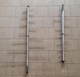 Due Antenne Banda III e UHF