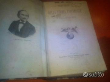 Compendium storia 1876 Cesare Cantù