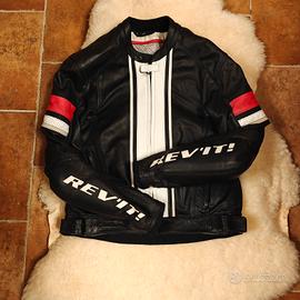 Revit giacca moto in pelle tg  50