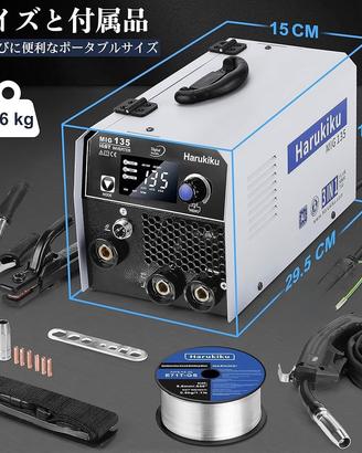 Saldatrice portatile 3in1. MMA MIG e TIG