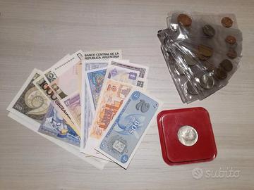 Monete e banconote da tutto il mondo