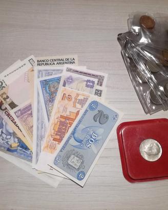 Monete e banconote da tutto il mondo