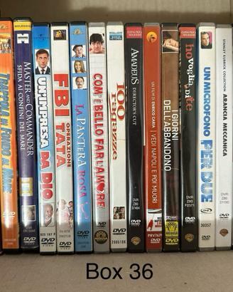 (Box 36 - 37) Film dvd ex-noleggio