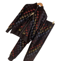 Gucci tuta con, GG disegnati con strass