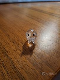Maialino in cristallo  Marca Swarovski più omaggio
