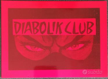 Diabolik - prima cartolina del diabolik club 1997