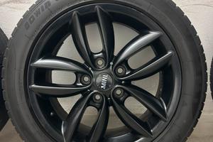 Cerchi in lega 17 neri mini countryman con gomme