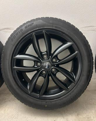 Cerchi in lega 17 neri mini countryman con gomme