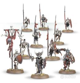 Guerrieri scheletri 7 ed Conti Vampiro Warhammer