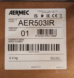 AERMEC TERMOSTATO DA INCASSO AER503IR CON RICEVITO