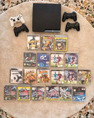 PlayStation 3 Slim 320 GB + Controller + Giochi