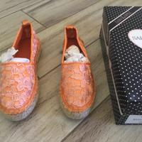Espadrillas SARA LOPEZ colore mandarino misura 36