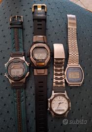 lotto orologi vintage Casio