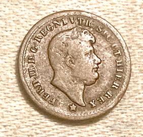 Regno delle Due Sicilie -Mezzo Tornese 1853 - Rara