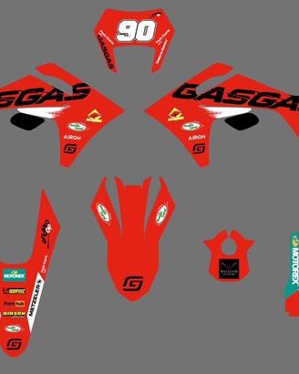 GRAFICA GAS GAS PERSONALIZZATA