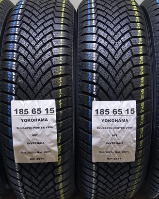 4 GOMME 185 65 15 YOKOHAMA 100% INV RIF3977