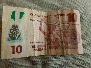 Banconota 10 Naira Nigeria 2019 