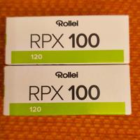 Rullino Rollei RPX 100 120 6x6 BN