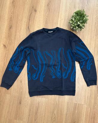 Felpa Octopus blu tentacoli L