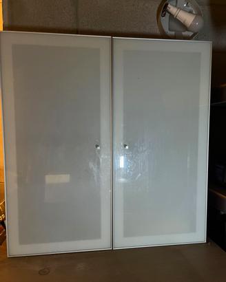 Armadietto bagno antine in vetro
