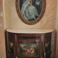 Set Arredo Classico: Consolle Luigi XVI + Quadro O