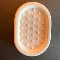 PORTASAPONE APPOGGIO IN CERAMICA BIANCA