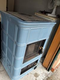 stufa a legna con scocca