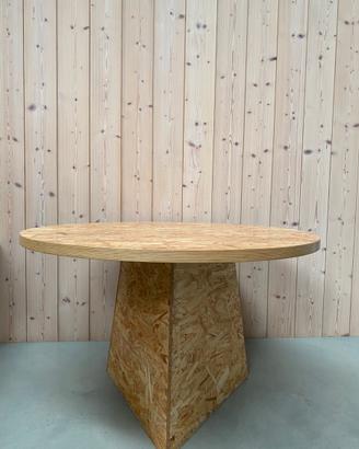 Tavolo tondo in OSB (D.100cm)