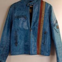 Belstaff Giacca Moto Race Pelle vintage Tg.S