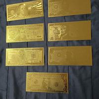 DOLLARI U.S.A. SERIE 7 PZ LAMINA D'ORO