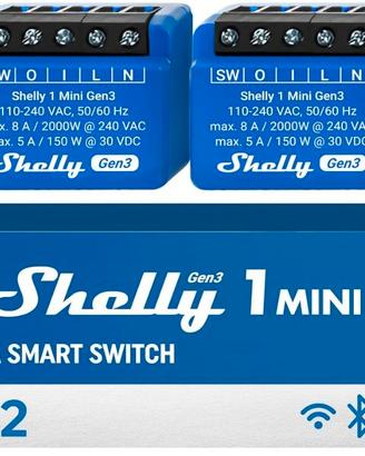 1 Mini Gen 3, interruttore intelligente relé Wi-Fi
