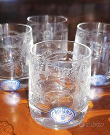 Bicchierini da liquore cristallo di Boemia
