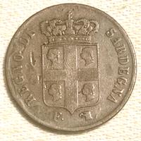 Regno di Sardegna -5 Centesimi (1842) - RARA - qBB