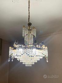Lampadario in cristallo Swaroski
