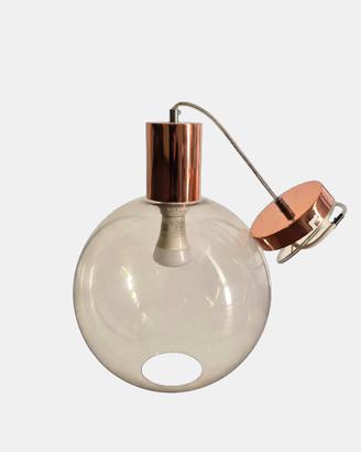 Lampadario globo in vetro