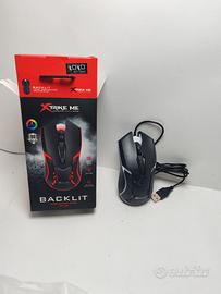 🖱️🎮 Mouse Gaming Xtrike Me Backlit GM-220 RGB US