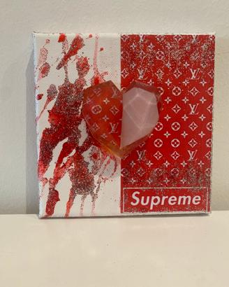 “ Mon Coeur “ - Dipinto Scultura Pop Art -