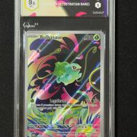 Bulbasaur 133/132 ITA GRAAD 9.5 Illustration Rare