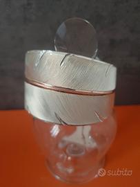 bracciale rigido a fascia stile western/piuma nava