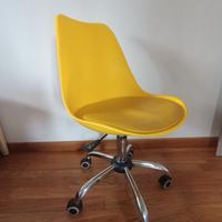 Sedia per scrivania con rotelle