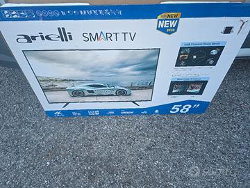 tv 58 pollic smart con la scatola come nuova 