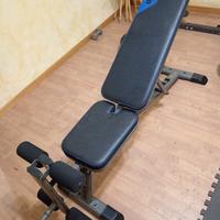 panca decatlon con leg extension 