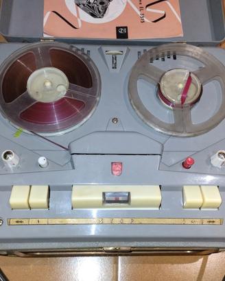 Magnetofono Philips EL3515 + Manuale Originale