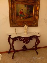 Consolle piano marmo