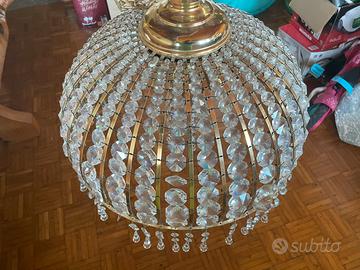 Lampadario Vintage in Cristallo Swarovski